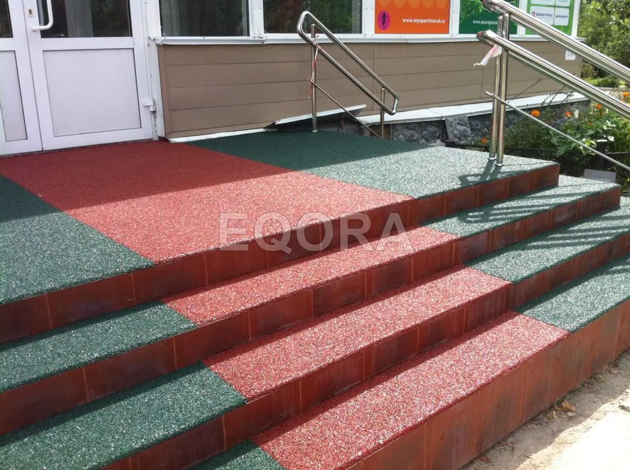 Резиновое покрытие на травмоопасные участки из резиновой крошки в Юрюзани