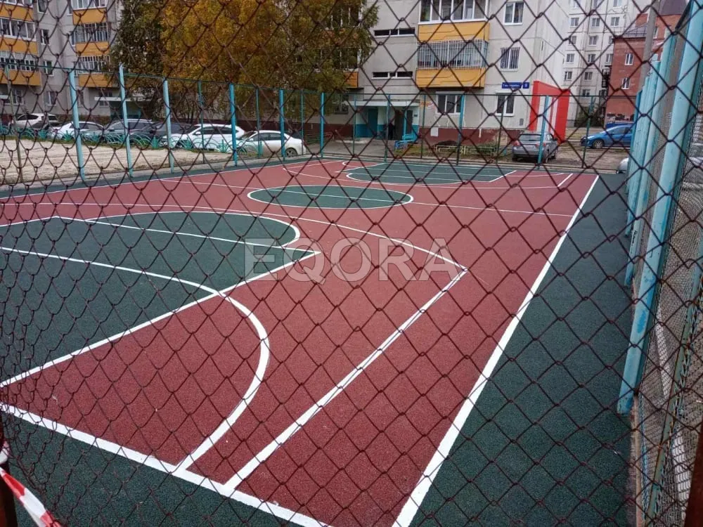 Резиновые покрытия из крошки для спортивных площадок в Юрюзани